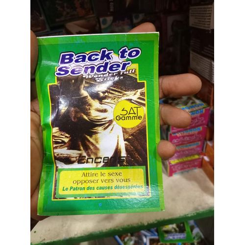 Encens back to sender – retour à l’envoyeur