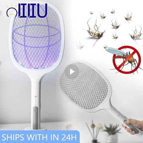 Raquette Anti-moustiques Avec Lampe Violette, Piège à Séduction.