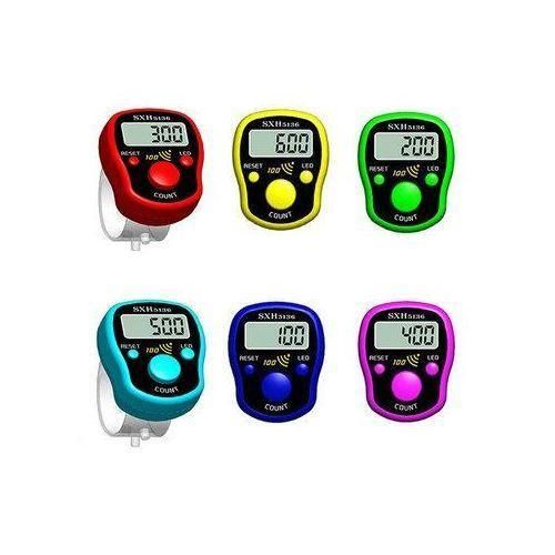 Ecran Led Chapelet Electronique Musulman - Compteur De Doigt - Multicolore