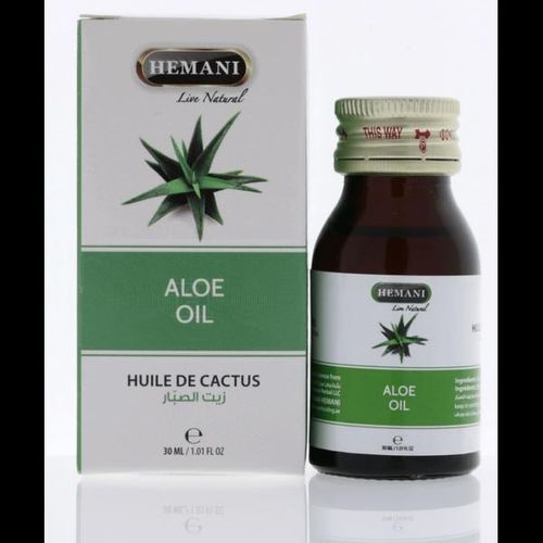 Huile d’Aloe Vera (Cactus – Sabbar Oil) – 30 ml – 100% Naturelle – Hemani