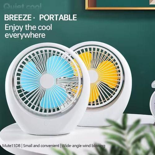 Mini Ventilateur Portable Rechargeable Par USB, Réglable, Pour Camping-car, Maison,