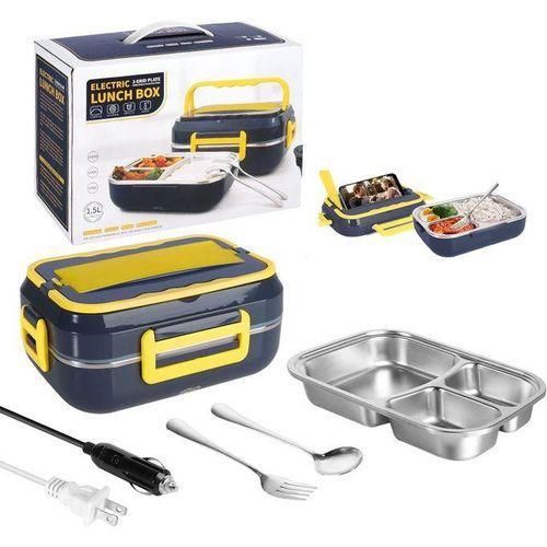 Chauffe-plats électrique Portable Pour Voiture, Camionneur, Boîte à Lunch Chauffante Pour Hommes Et Femmes