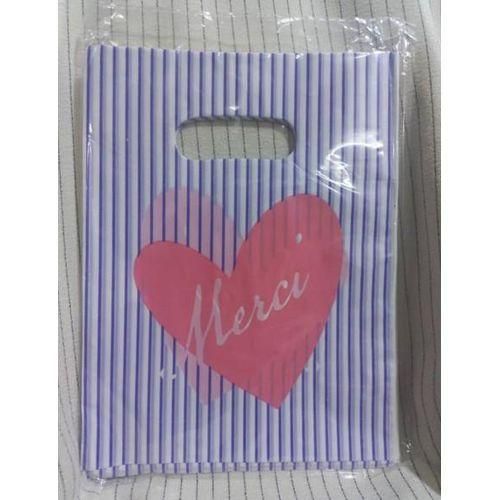 Sac Emballage-Sachet Emballage Fashion MERCI (Lot De 50)