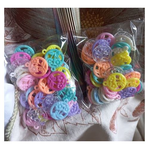 Lot De 2 Paquets De Perles Identiques-Cheveux Pour Enfants