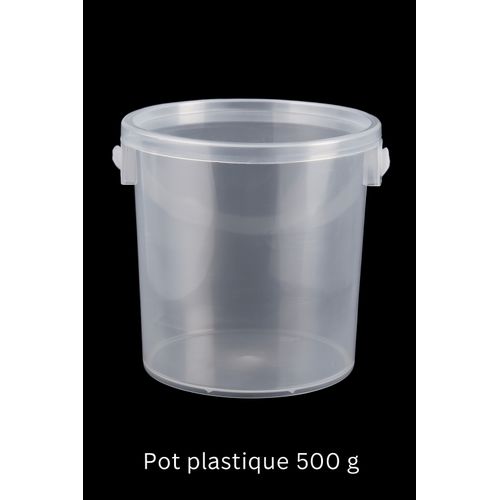 Lot De 5 Contenants En Plastique - 500gr