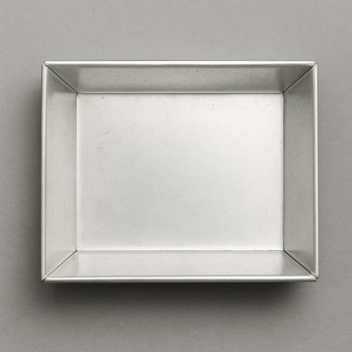 Moule à Gâteaux Rectangulaire En Métal Argenté (Lot De 12)