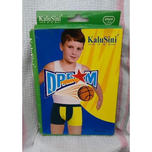 Mode Lot De 4 Boxers Garçon KaluSini - Couleur