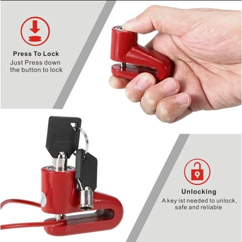 Cadena Verrou Antivol Pour Bicyclette Pour Vélo Et Moto