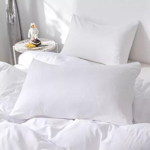 Draps 3 pièces- Ensemble De Literie BLANC UNI 3 Places