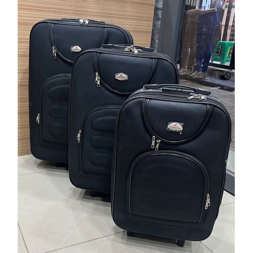 Ensemble De Trois Valises - Grand /Moyen /Petit ( Motifs Multiples )