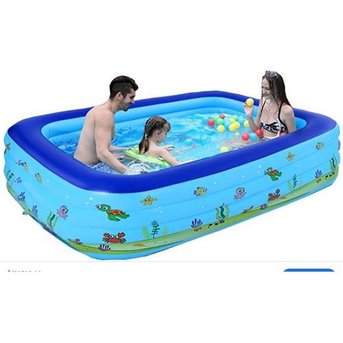 Grande Piscine Gonflable - Multicolore
