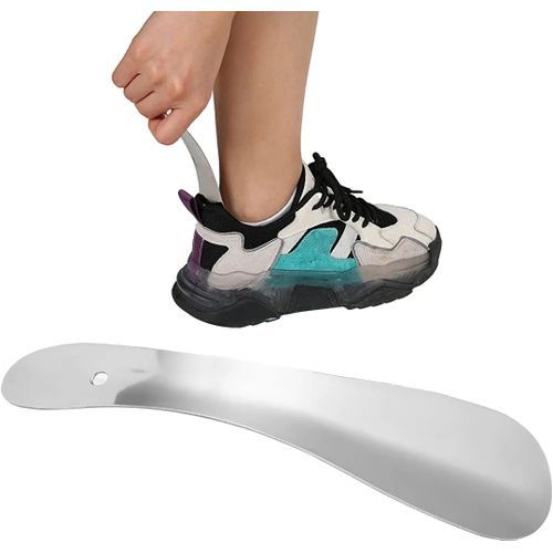 DEUX Chausse-pied En Acier Inoxydable .