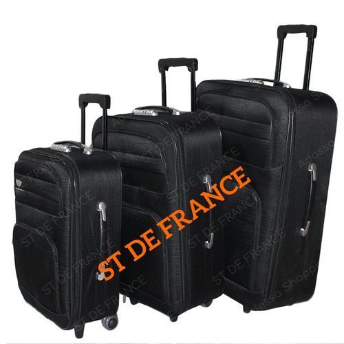 Valises 3 Pièces - Noir ( Motif Multiples)