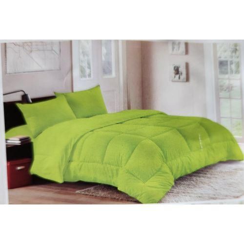 Couette verte Ultra-Douce 3 places avec 2 Taies d'Oreiller Assorties – Confort et Élégance pour Votre Chambre
