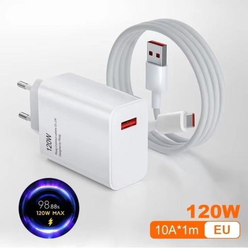 XIAOMI Chargeur TURBO Rapide 120 W (type-c) - Telephone / Tablette