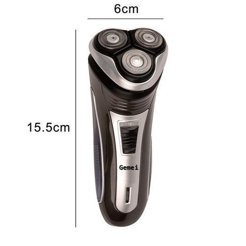 Gemei Tondeuse Electrique Rechargeable Pour Barbe - Rasoir