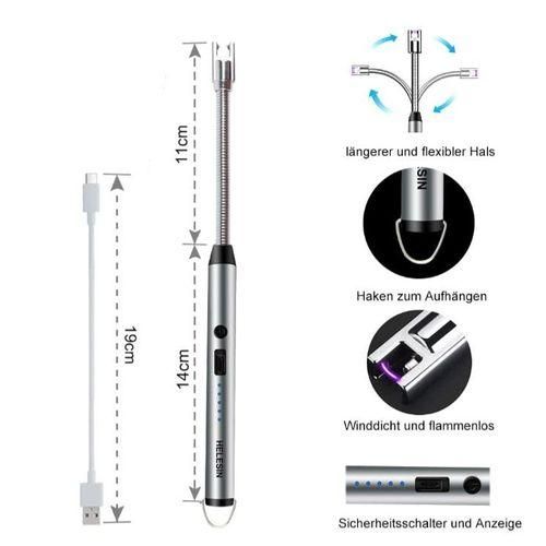 Allume-feu Électrique USB – Sécurité & Innovation au Bout des Doigts ( Couleur dépend du Stock Disponibles)
