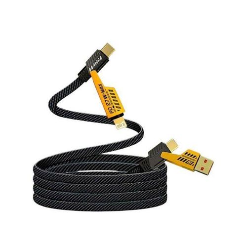 Câble de charge ultra rapide robuste 4 en 1 plaqué or de 65 W pour tous les téléphones