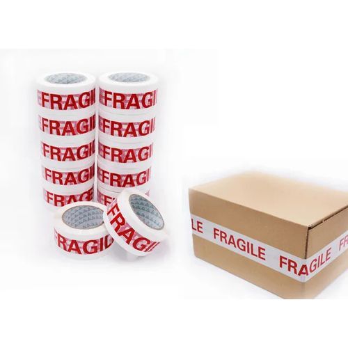 Scotch Ruban Adhésif FRAGILE - Lot De Cinq (05)