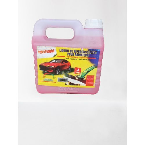 Eau De Radiateur Rose Pour Voiture 4 Litres