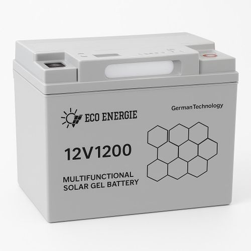 Batterie Solaire Multifonction 12v1200 avec Convertisseur et Régulateur Intégré plus Télécommande