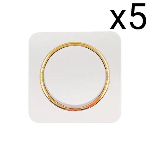 Interrupteur à Encastrer Blanc-Doré, Lot De 5