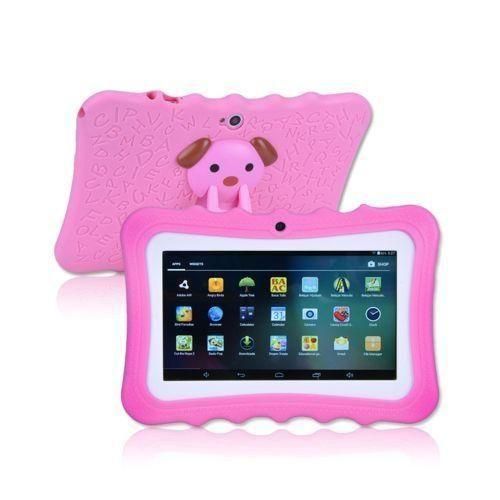 ZAOPAI Tablette Pour Enfants, Tablette Android 7 Pouces Avec WiFi, 1 Go + 8 Go Rose