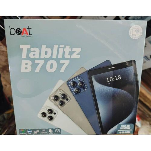 Boat Tablette Professionnelle Tablitz B707 8 Go RAM 256 Go Android 13.0 avec SIM 5000 MAH