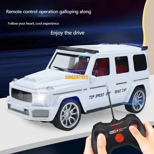 Voiture Télécommandée Car – 4x4 Rapide et Réaliste pour enfants / BLANC