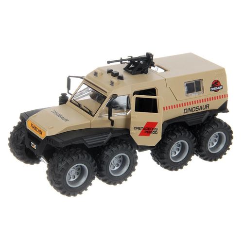 Camion Militaire Dino Truck – Véhicule avec Roues Tout-Terrain pour enfants / BEIGE