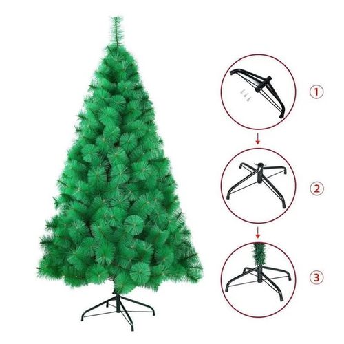 Sapin de Noël Artificiel – Montage Facile & Effet Naturel pour maison & bureau / VERT