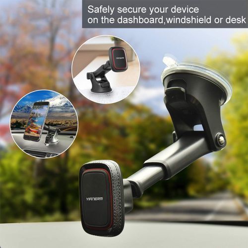Support De Téléphone De Voiture Magnetique Télescopique