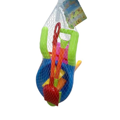 Kit de Jouets de Plage Premium pour Enfants – Seau, Pelle, Râteau, Moules & Brouette – Plastique Résistant et Coloré