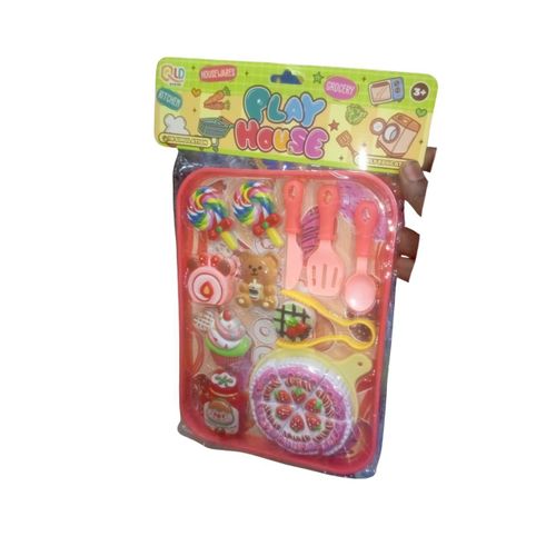 Set de Cuisine Jouet Play House – Kit Complet avec Gâteaux, Bonbons, Ustensiles & Accessoires – Jeu d’Imitation Educatif pour Enfants (3+)