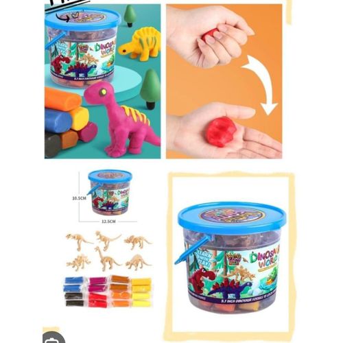Dino Maker Pro – Seau Pâte à Modeler & Squelettes