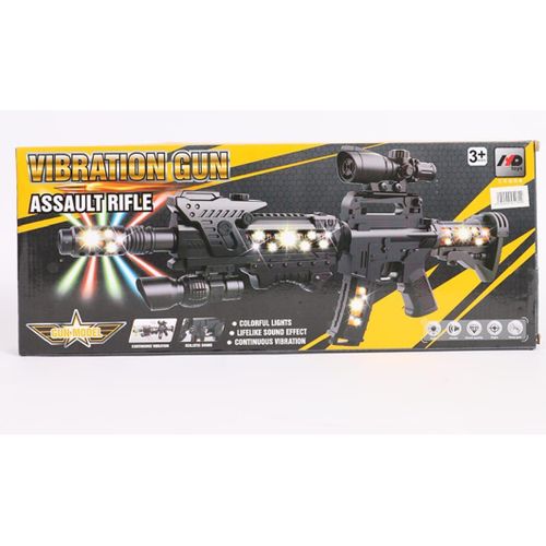 Fusil Jouet Électronique LED – Super Rifle Vibrant avec Sons & Lumières