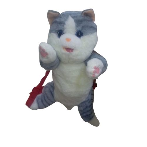 Sac à Dos Peluche Ours Ultra Doux – Modèle Enfant avec Fermeture Sécurisée et Bretelles Ajustables