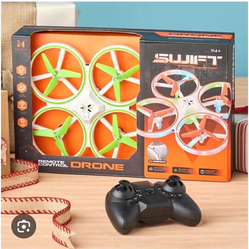 Drone Télécommandé SUJIFT – Quadricoptère LED Haute Stabilité – Protection Anti-Choc + Télécommande – 14+