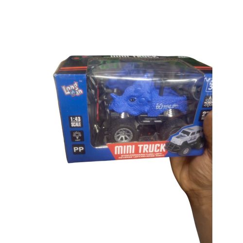 Mini Truck Rhino Beast 1:40 – Voiture Tout-Terrain Jouet avec Rhinocéros 3D, Roues Off-Road & Design Ultra Résistant