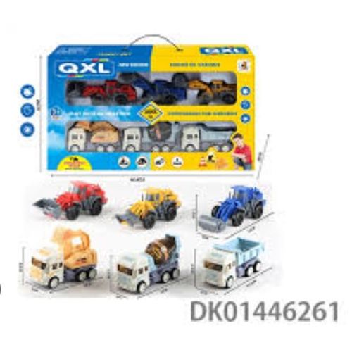 Set de Véhicules de Chantier “QXL New Edition” – Camions & Engins de Construction pour Enfants