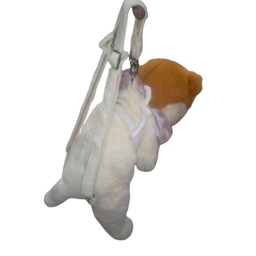 Sac à Dos Peluche Ours Ultra Doux – Modèle Enfant avec Fermeture Sécurisée et Bretelles Ajustables