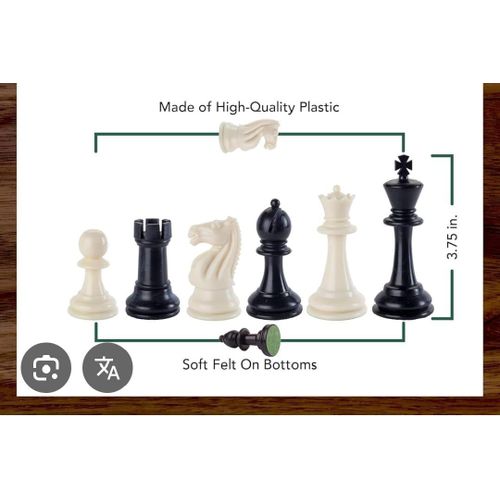 Jeu d’Échecs Magnétique & Pliable – Plateau Portable + Pièces Antidérapantes – Modèle UB 3810-B