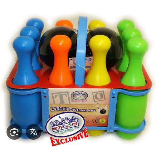 Kit Premium de Bowling pour Enfants – 12 Quilles + 2 Boules – Jeu Sportif & Ludique Ultra Résistant