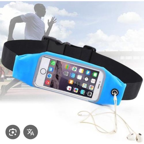 Ceinture de Running Étanche – Poche Smartphone & Tissu Waterproof – Bande Réfléchissante – Sport & Fitness
