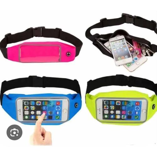 Ceinture de Running Étanche – Poche Smartphone & Tissu Waterproof – Bande Réfléchissante – Sport & Fitness – une pièce