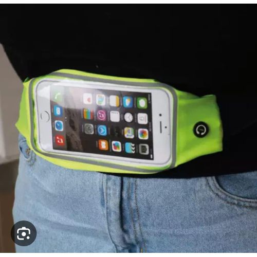 Ceinture de Running Étanche – Poche Smartphone & Tissu Waterproof – Bande Réfléchissante – Sport & Fitness