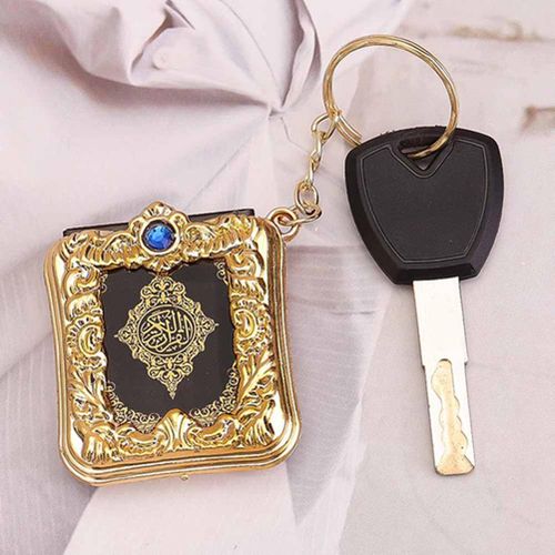 Porte-clés mini Coran pendentif
