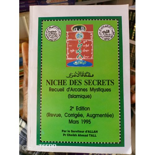 Saba Islamic Niche Des Secrets Recueil D’arcanes Mystique