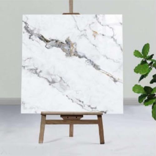 Lot De 10 Adhésifs Pour Sol Motif Marbre En Plastique - 10 Pieces