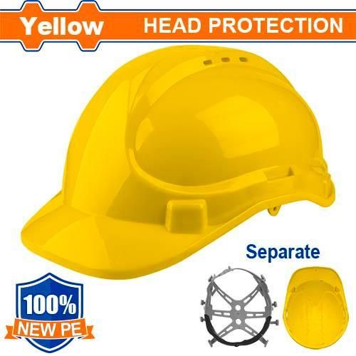 WADFOW WSH1302- Casque de sécurité de chantier - Jaune